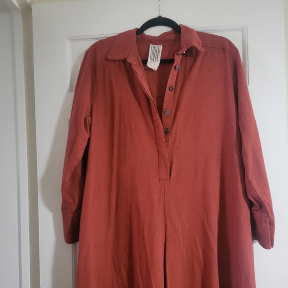 Free People Rust Colored Jumpsuit Size S/P - Picture 1 of 8